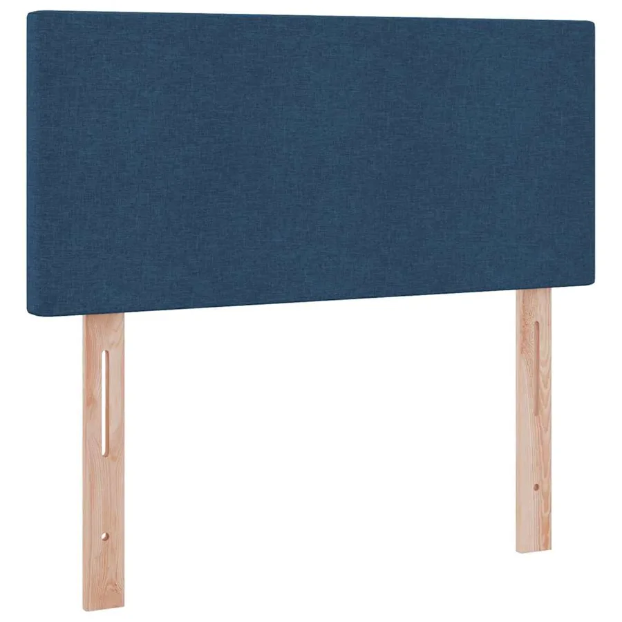 Lit de rangement LED avec matelas Bleu 100 x 200 cm Tissu - 10
