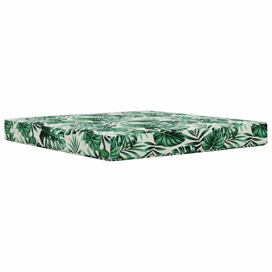 Coussin de canapé d'extérieur 2 pcs Motif feuille Polyester - 4