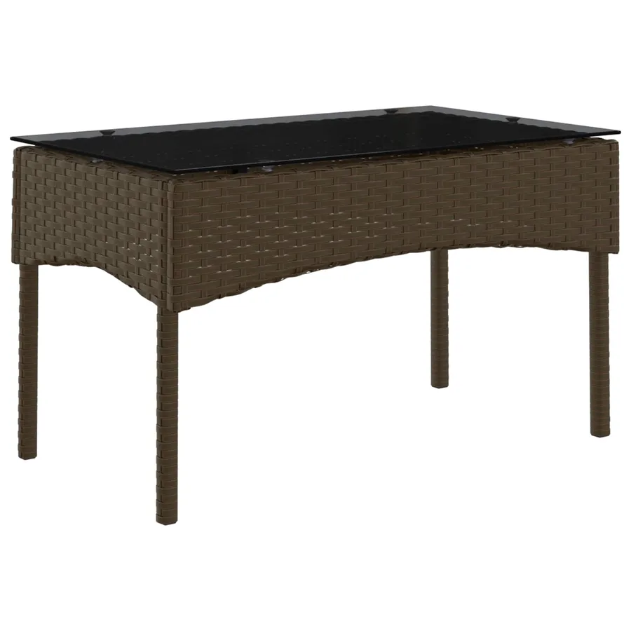Ensemble de canapé de jardin avec coussin 2 pcs polyrotin - 6
