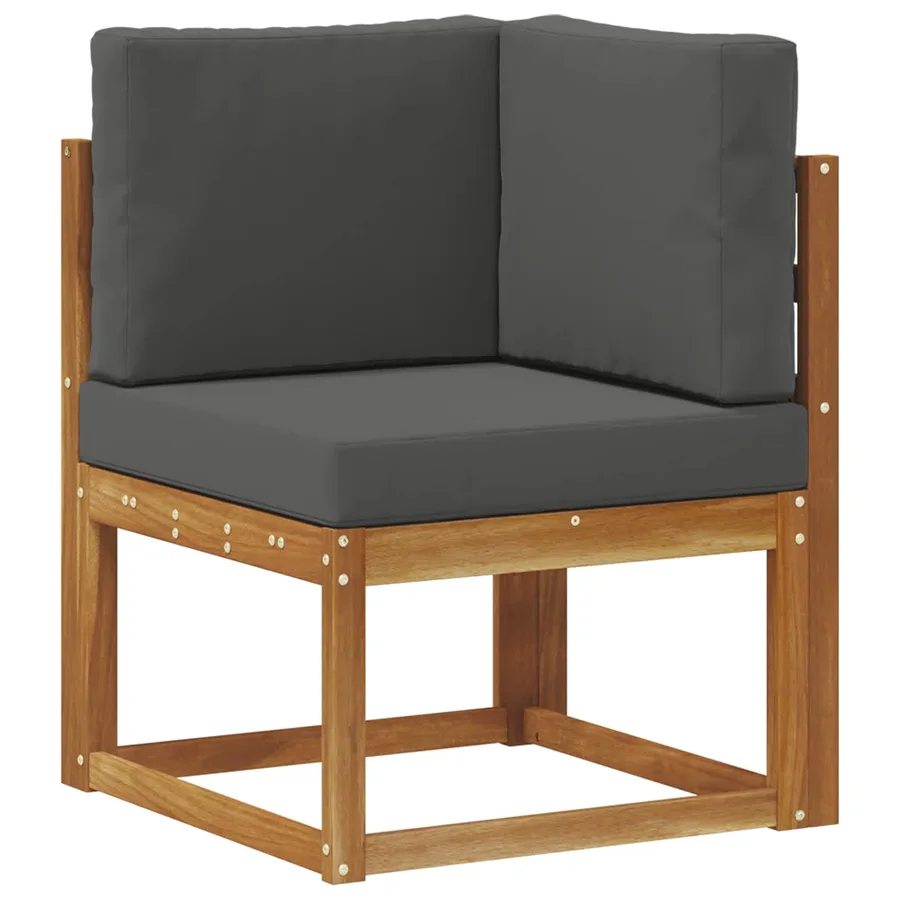 Ensemble de canapés d'extérieur 7 pcs Naturel et Anthracite - 6