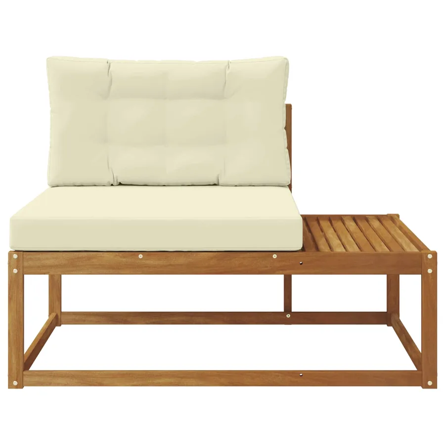 Canapé d'extérieur extrémité Naturel 115 x 83 x 73 cm - 4