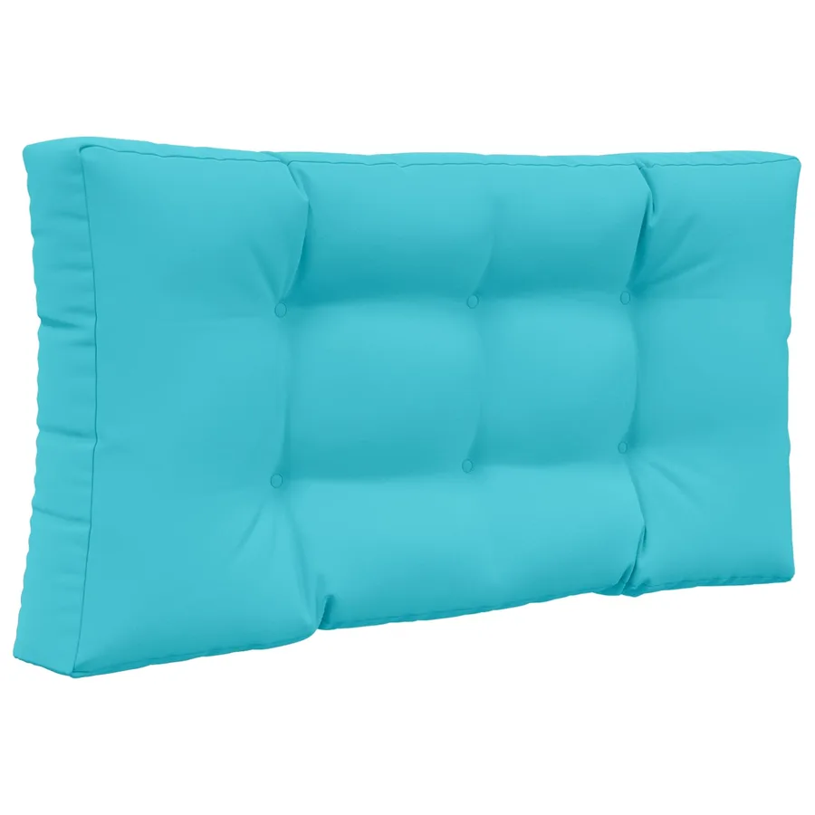 Coussin de canapé d'extérieur 2 pcs Turquoise Polyester - 5