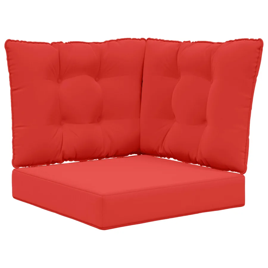 Coussin de canapé d'extérieur Polyester Rouge 60 x 40 x 10 cm - 2