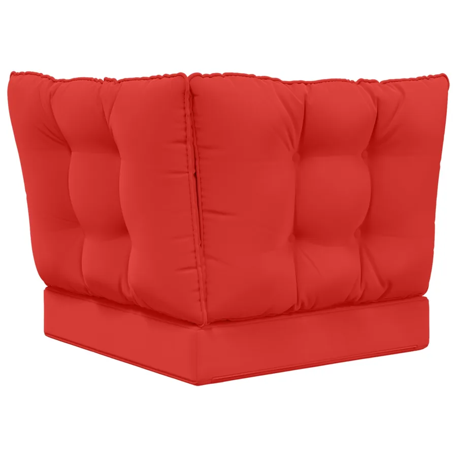 Coussin de canapé d'extérieur Polyester Rouge 60 x 40 x 10 cm - 7