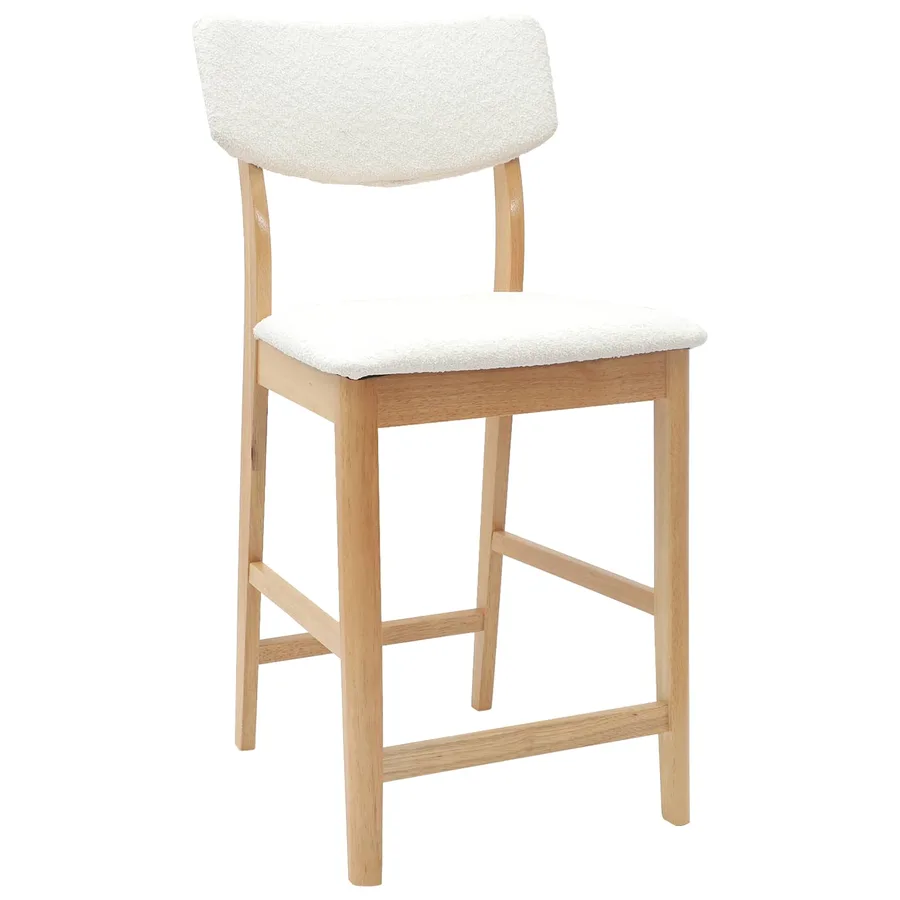 Chaises de salle à manger 2 pcs Naturel 48 x 49 x 95 cm - 4