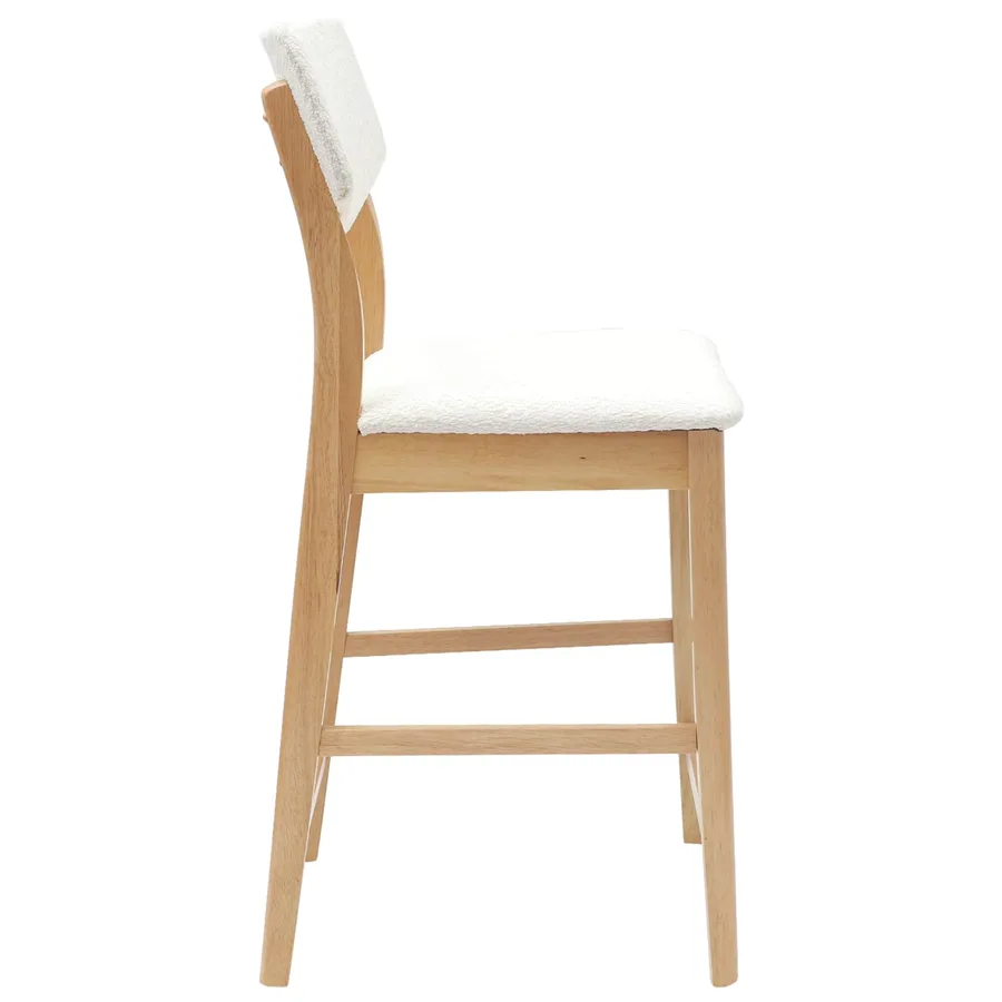 Chaises de salle à manger 2 pcs Naturel 48 x 49 x 95 cm - 6