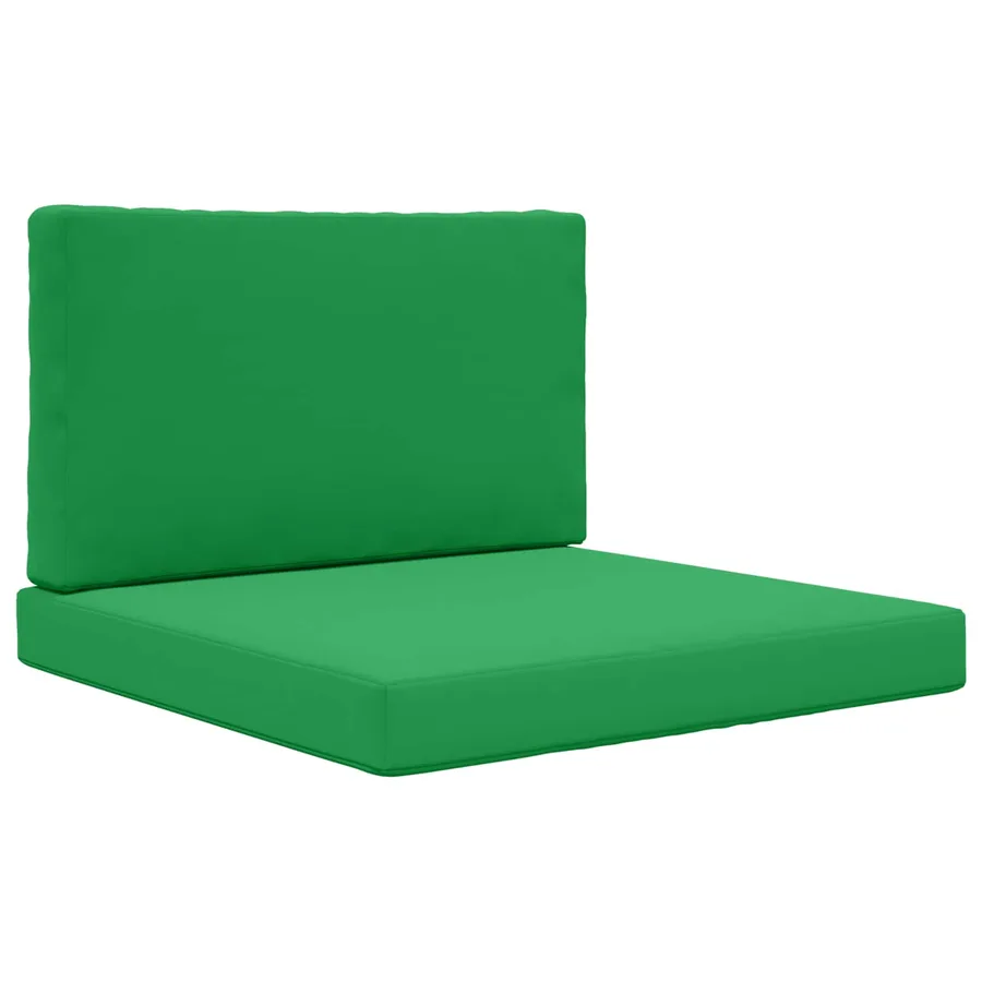 Coussin de canapé d'extérieur 2 pcs Vert Polyester - 2