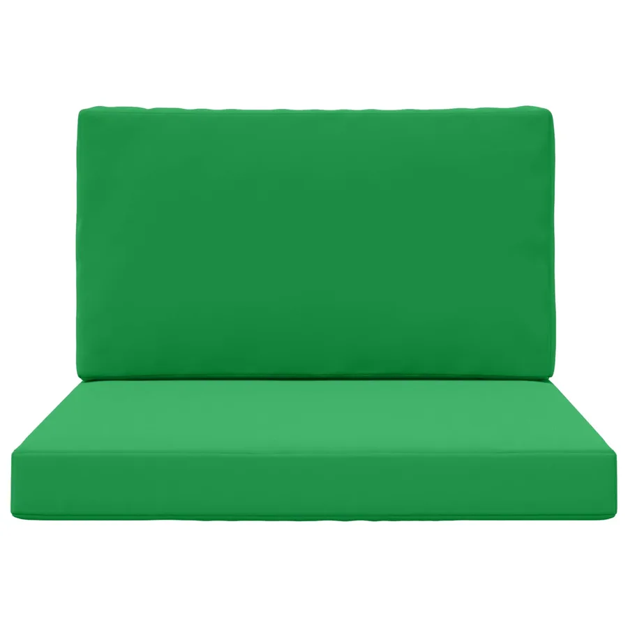 Coussin de canapé d'extérieur 2 pcs Vert Polyester - 6