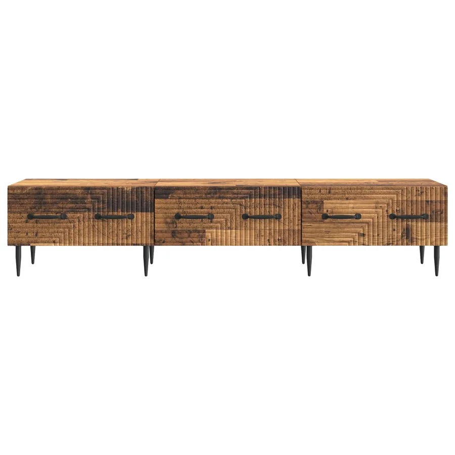 Meuble TV Bois ancien 147 x 34,5 x 30 cm Bois d'ingénierie - 6