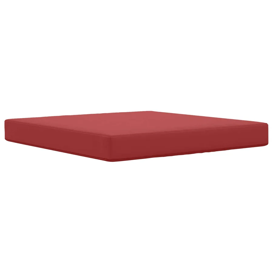 Coussin de canapé d'extérieur 2 pcs Bordeaux Polyester - 4