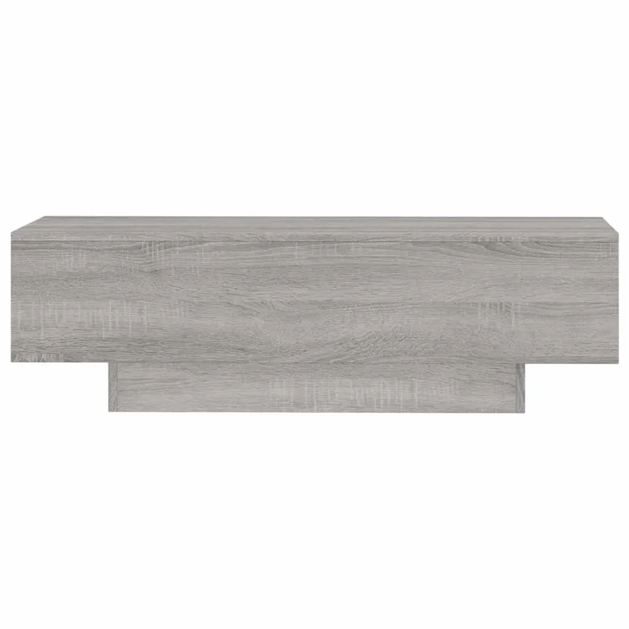 Table basse sonoma gris 100x49,5x31 cm bois d'ingénierie - 4