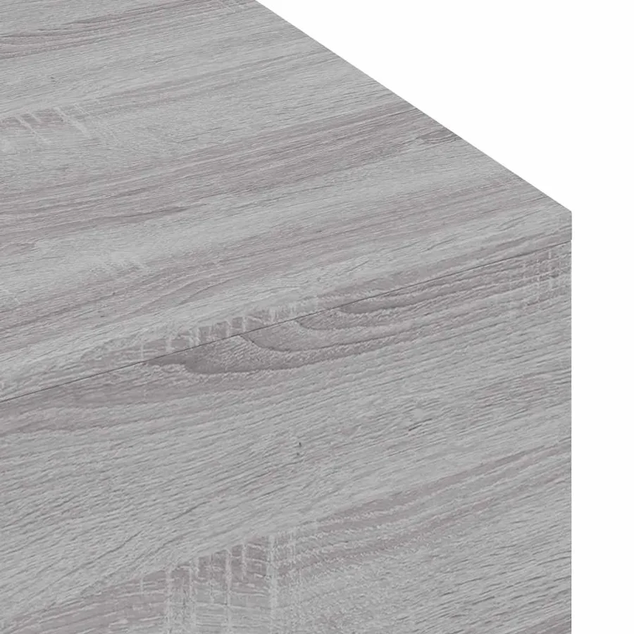 Table basse sonoma gris 100x49,5x31 cm bois d'ingénierie - 7