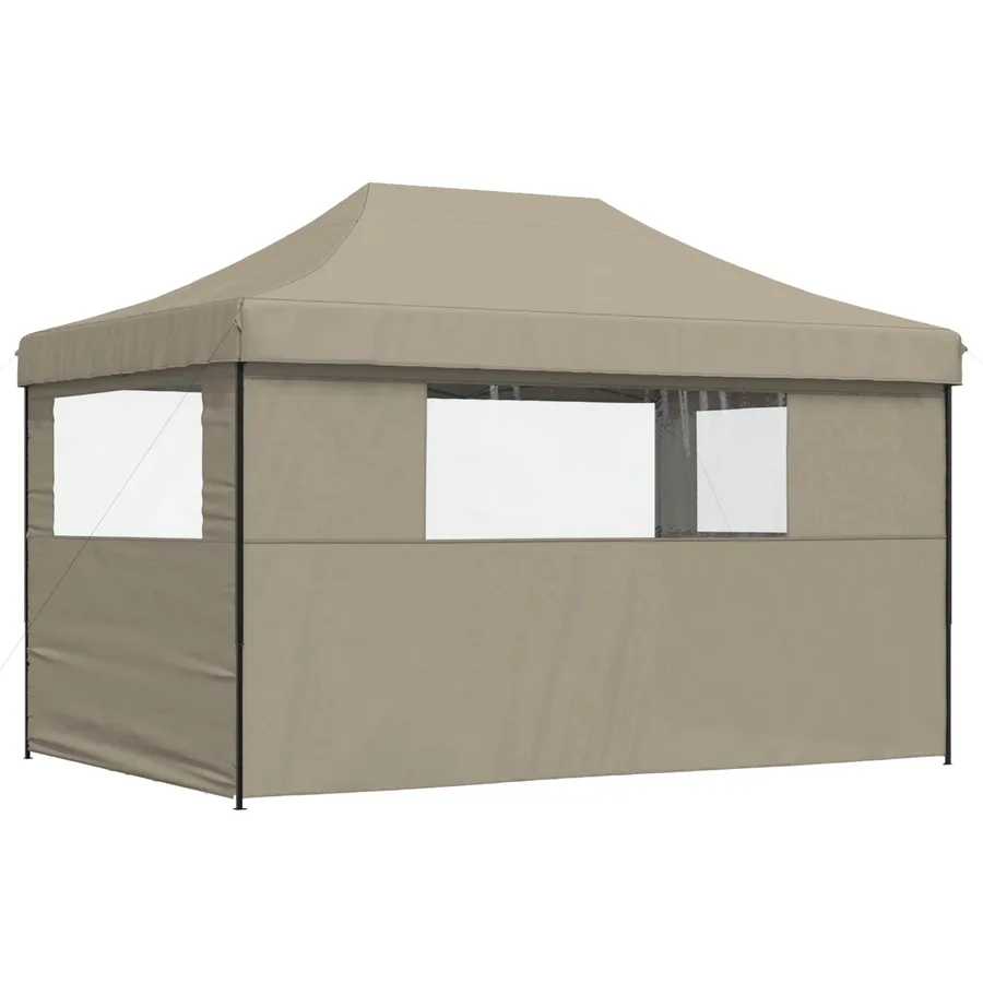 Tente de fête Taupe 292 x 440 x 315 cm Tissu Oxford - 6