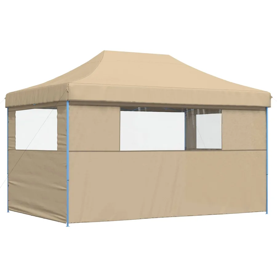 Tente de fête Beige 292 x 440 x 315 cm Tissu Oxford - 6
