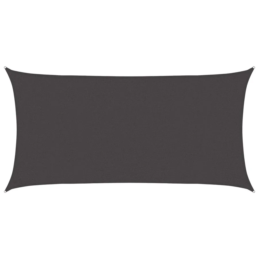 Voile d'ombre Anthracite 2 x 6 m HDPE