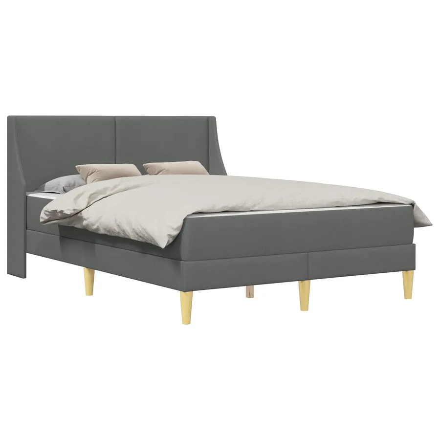 Cadre de lit avec matelas avec tête de lit Polyester - 2