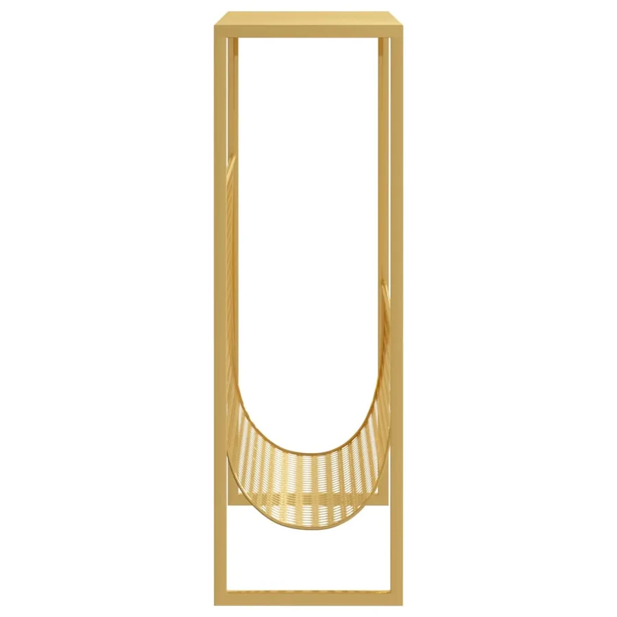Porte-revue Doré 35x15x45 cm Acier - 4