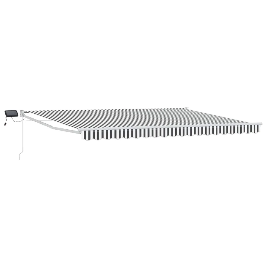 Store rétractable manuel avec LEDs 4,5 × 3 m - 2
