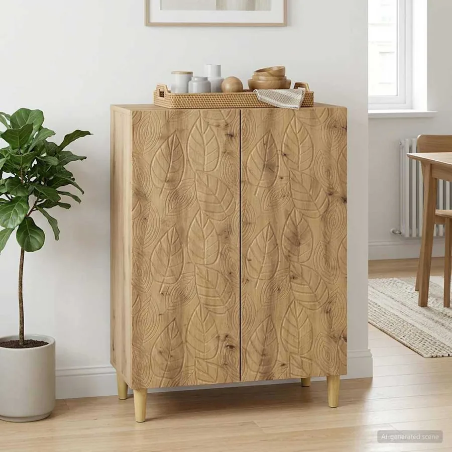 Buffet Chêne artisanal 66 x 34,5 x 90 cm Bois d'ingénierie