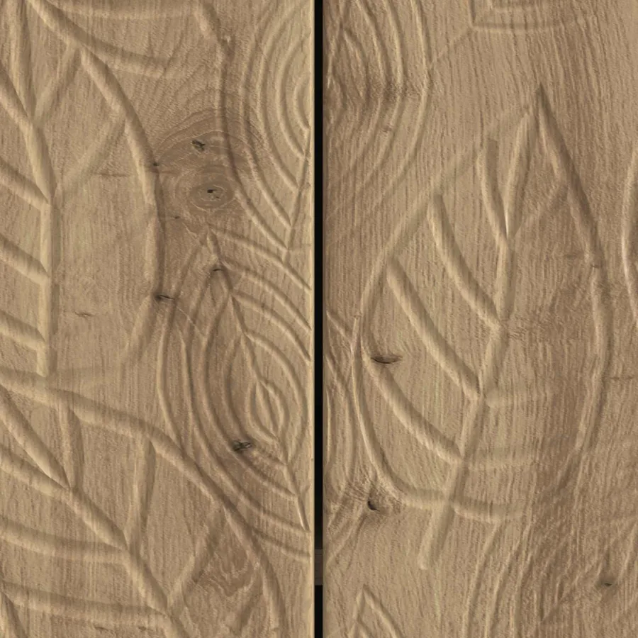 Buffet Chêne artisanal 66 x 34,5 x 90 cm Bois d'ingénierie - 9