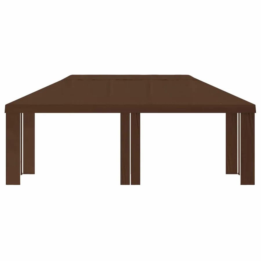 Housse de Gazebo 6 x 3 m Marron Polyester 190 gsm - 3