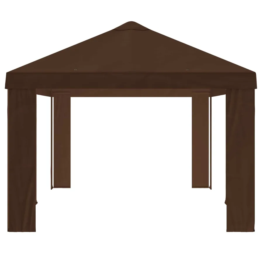 Housse de Gazebo 6 x 3 m Marron Polyester 190 gsm - 4