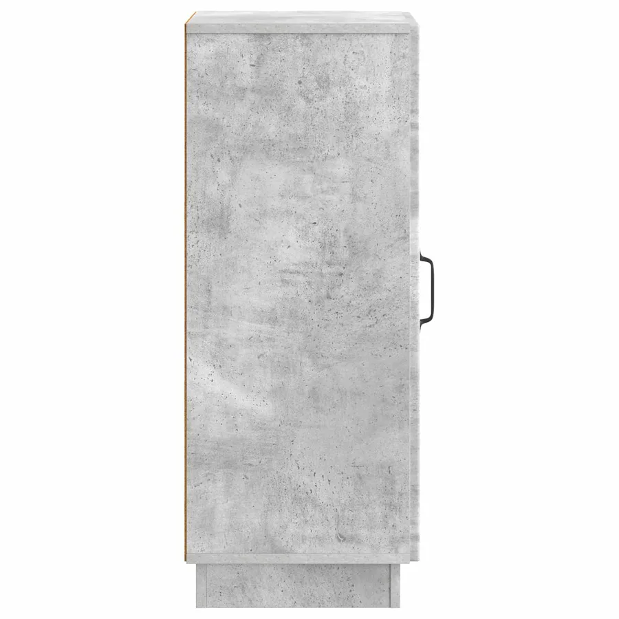 Buffet Gris béton 33 x 34,5 x 87 cm Bois d'ingénierie - 7