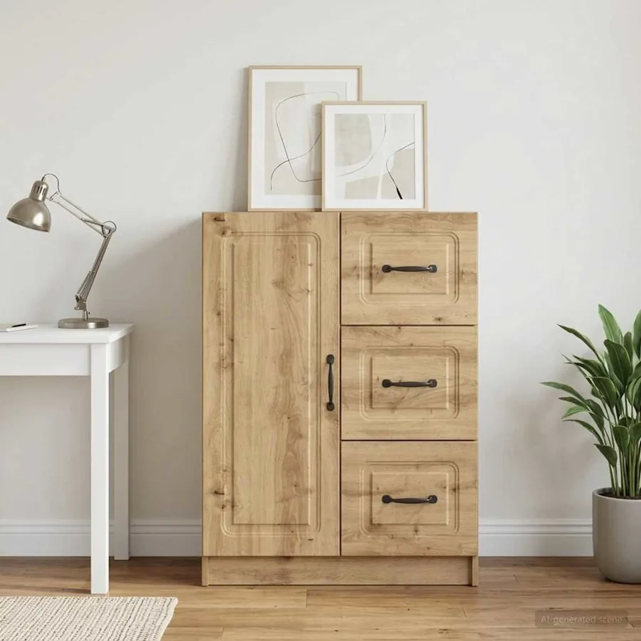 Buffet Chêne artisanal 66 x 34,5 x 87 cm Bois d'ingénierie