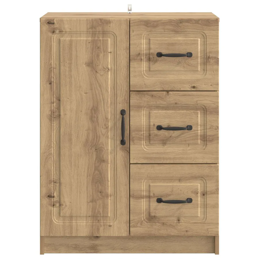 Buffet Chêne artisanal 66 x 34,5 x 87 cm Bois d'ingénierie - 6