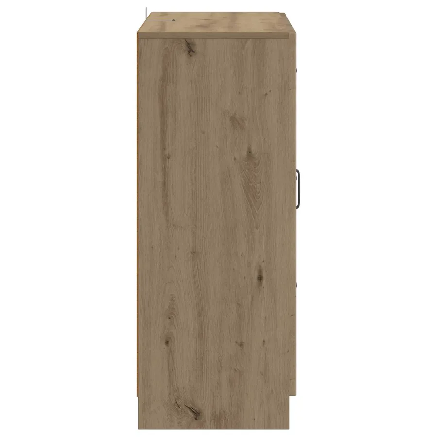 Buffet Chêne artisanal 66 x 34,5 x 87 cm Bois d'ingénierie - 7