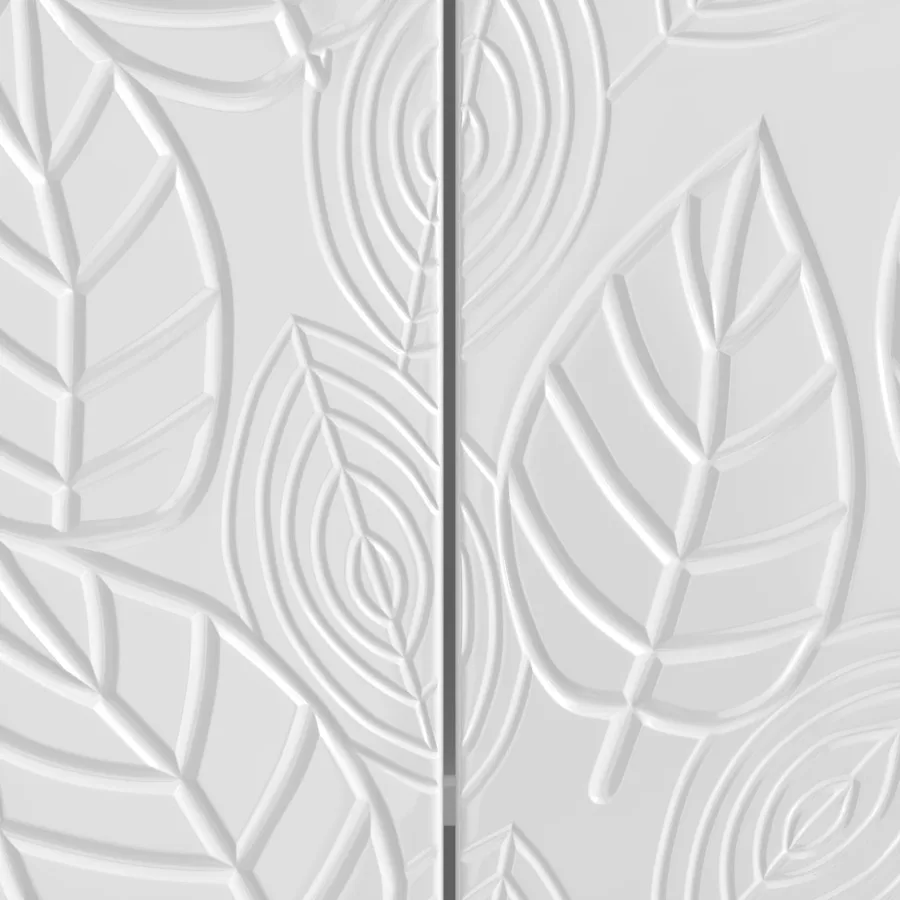Buffet Blanc brillant 66 x 34,5 x 90 cm Bois d'ingénierie - 9