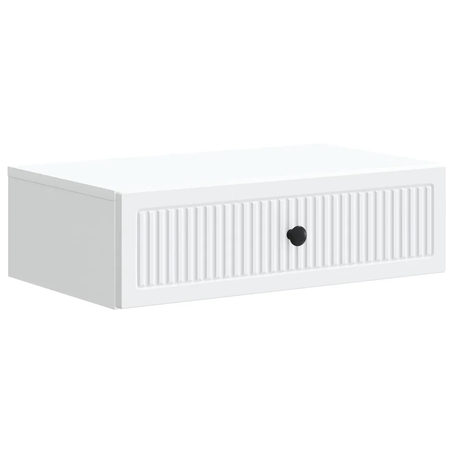 Table d'appoint murale Blanc 59 x 34,5 x 17 cm - 2