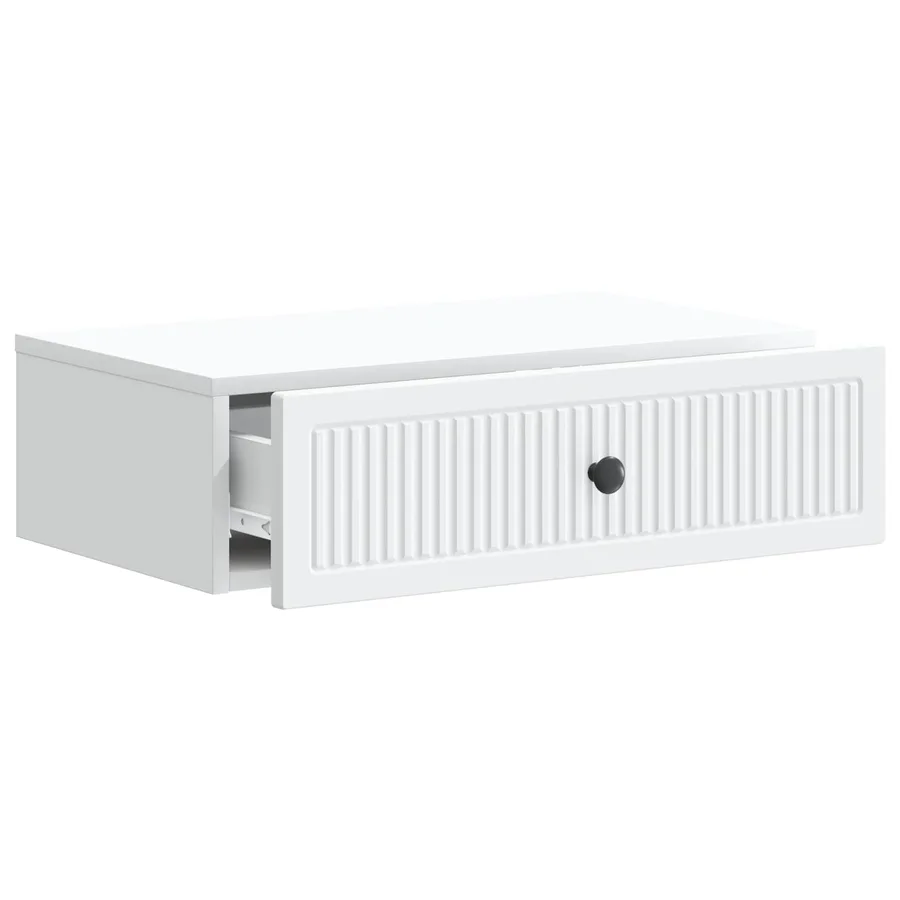 Table d'appoint murale Blanc 59 x 34,5 x 17 cm - 4