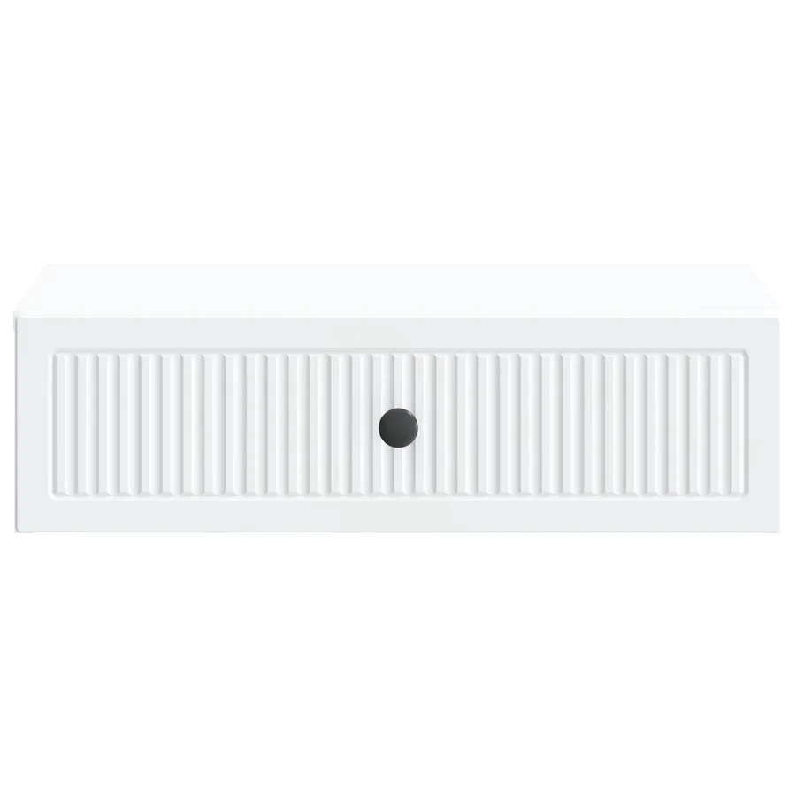 Table d'appoint murale Blanc 59 x 34,5 x 17 cm - 5