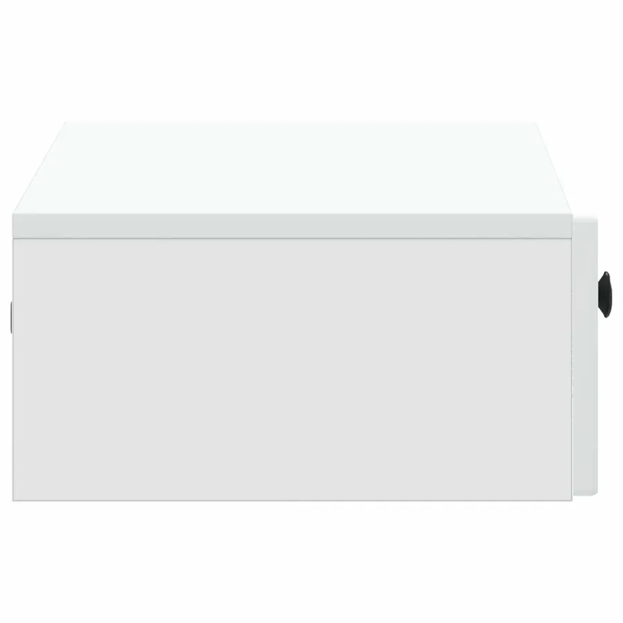 Table d'appoint murale Blanc 59 x 34,5 x 17 cm - 6