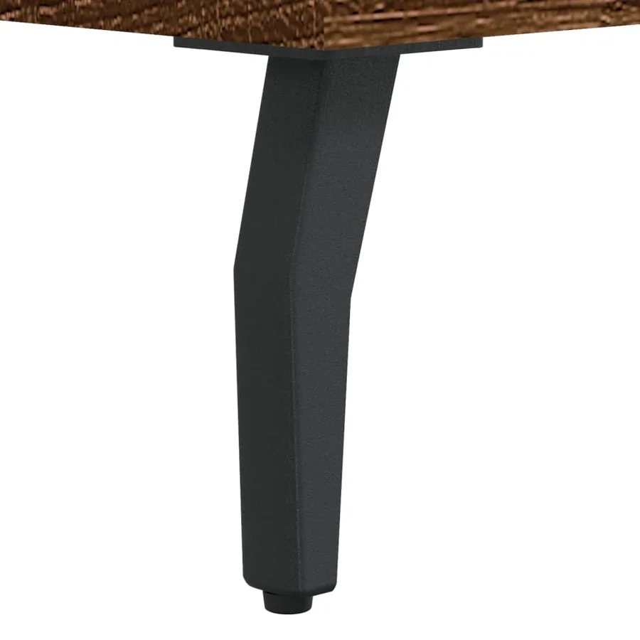 Table basse Chêne marron 50x50x40 cm Bois d'ingénierie - 10