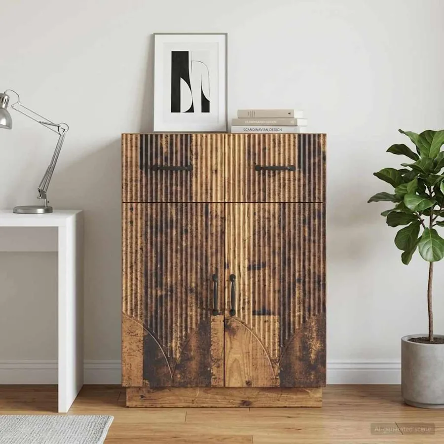 Buffet Bois ancien 66 x 34,5 x 87 cm Bois d'ingénierie