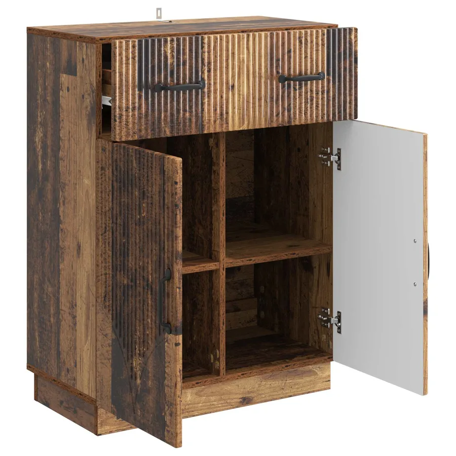 Buffet Bois ancien 66 x 34,5 x 87 cm Bois d'ingénierie - 5