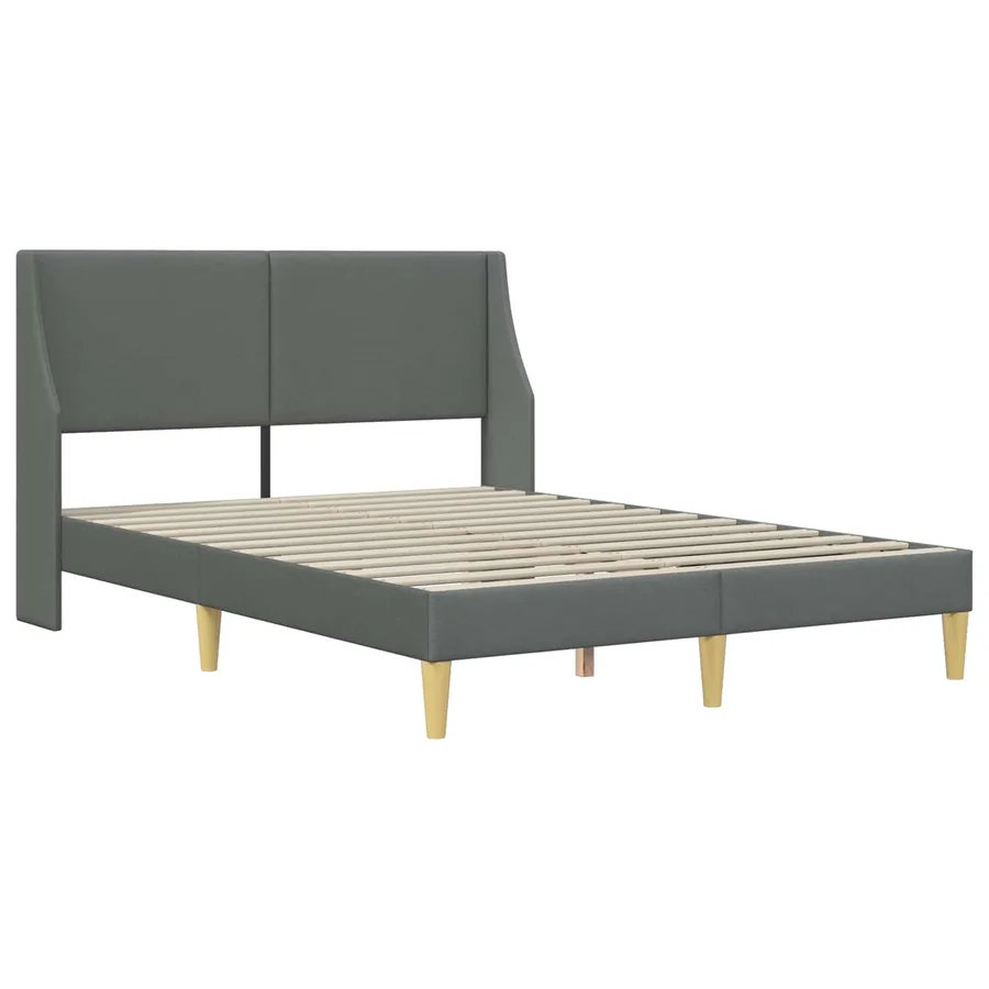 Cadre de lit avec matelas avec tête de lit Polyester - 4