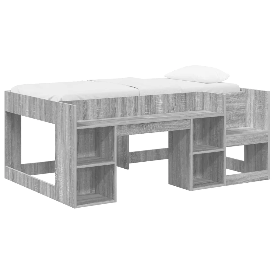 Cadre de lit pour enfants avec rangement Sonoma gris - 2