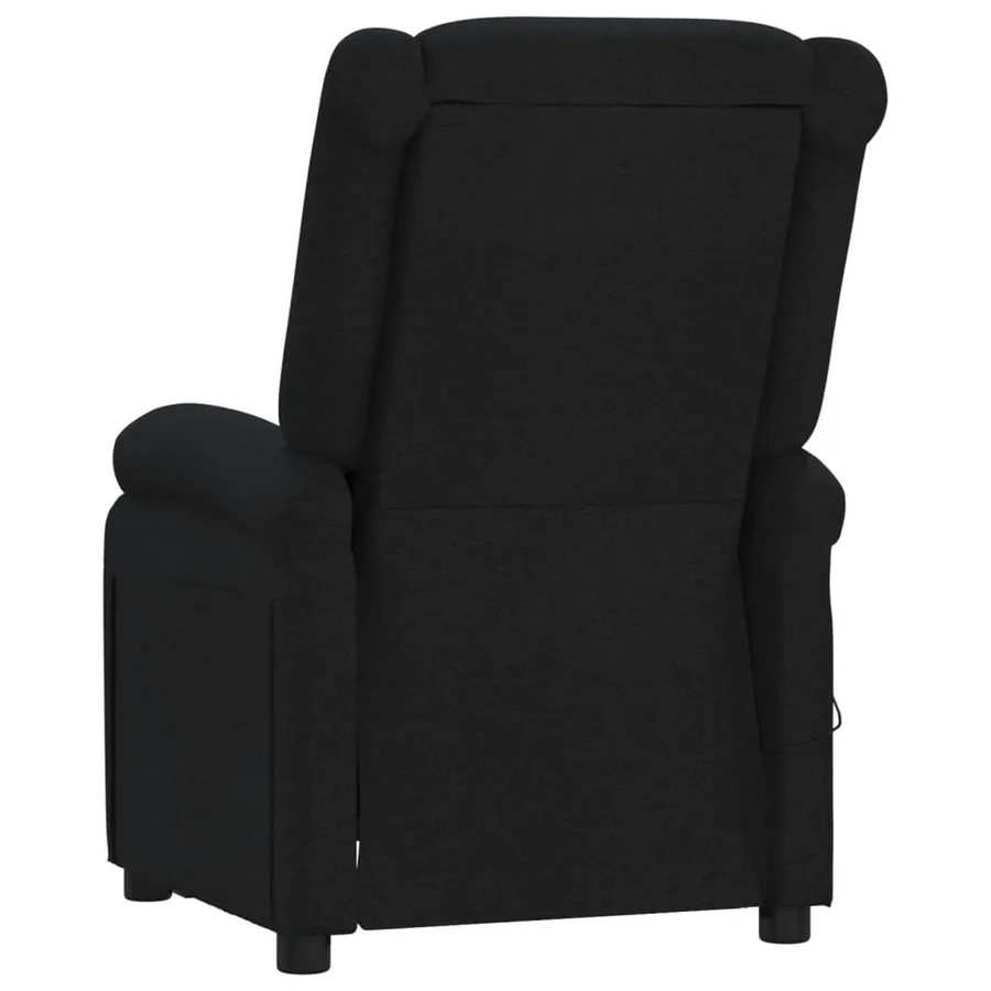 Fauteuil inclinable électrique Noir Tissu - 6