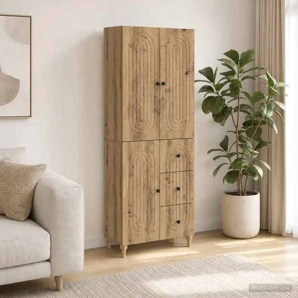 Ensemble de Meubles 2 pc Bois d'ingénierie