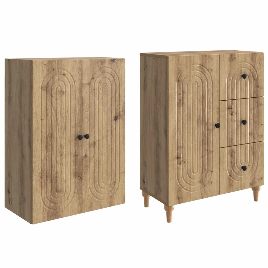 Ensemble de Meubles 2 pc Bois d'ingénierie - 4