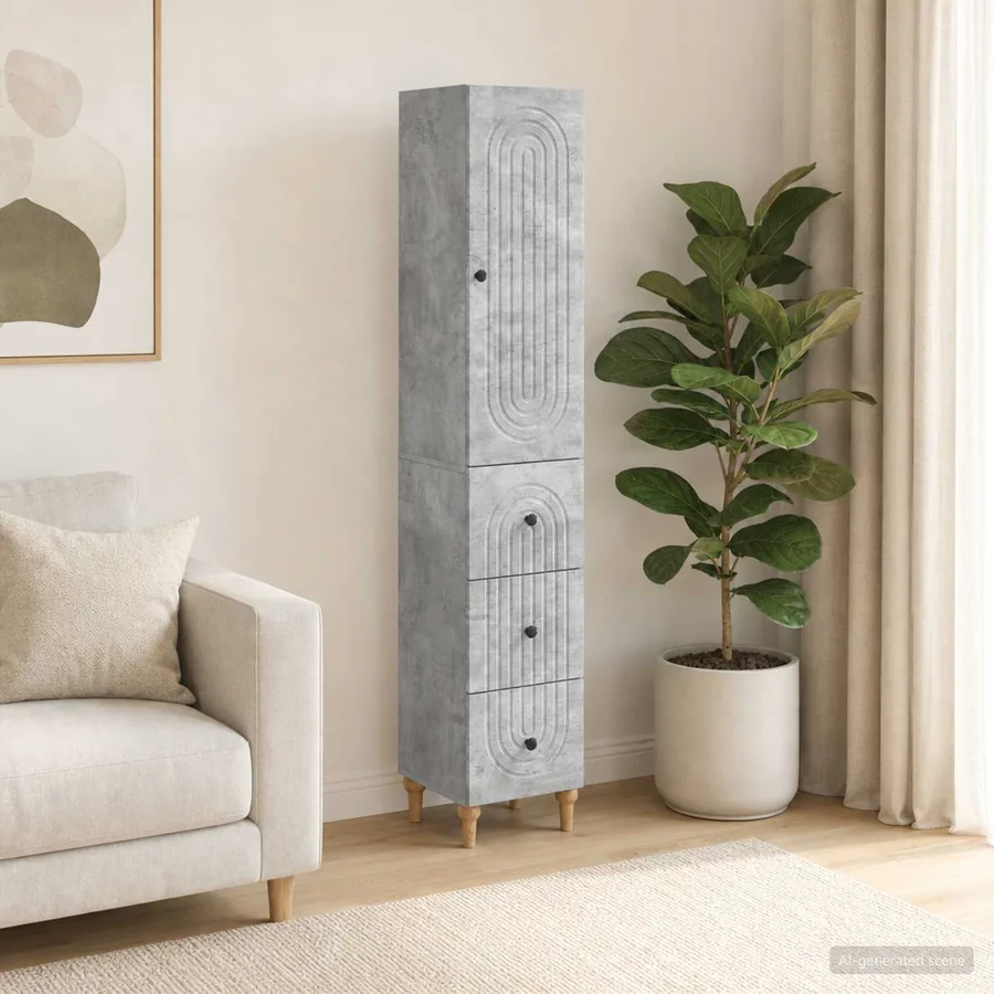 Ensemble de Meubles 2 pcs 33 x 34,5 x 90 cm Bois d'ingénierie