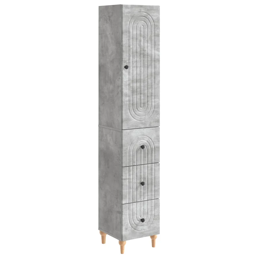 Ensemble de Meubles 2 pcs 33 x 34,5 x 90 cm Bois d'ingénierie - 2