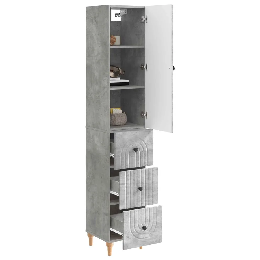 Ensemble de Meubles 2 pcs 33 x 34,5 x 90 cm Bois d'ingénierie - 3
