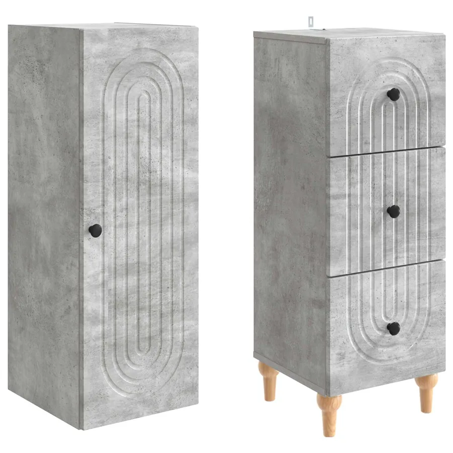 Ensemble de Meubles 2 pcs 33 x 34,5 x 90 cm Bois d'ingénierie - 4
