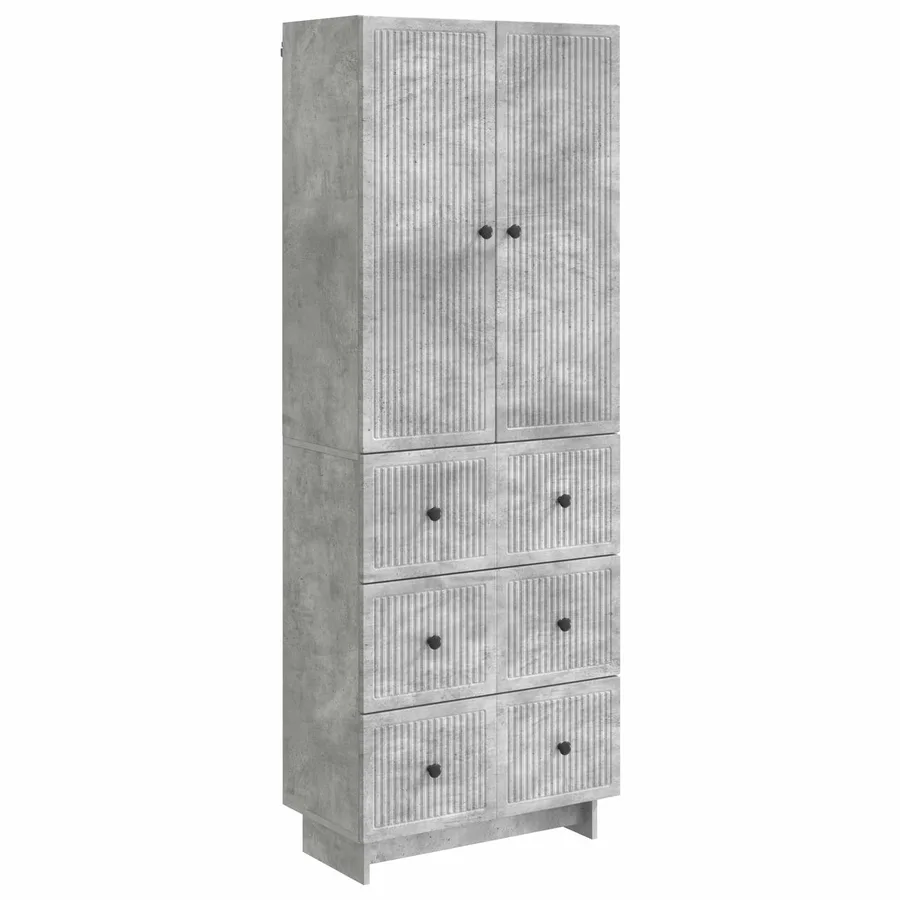 Ensemble de Meubles 2 pcs Gris béton 66 x 34,5 x 90 cm - 2