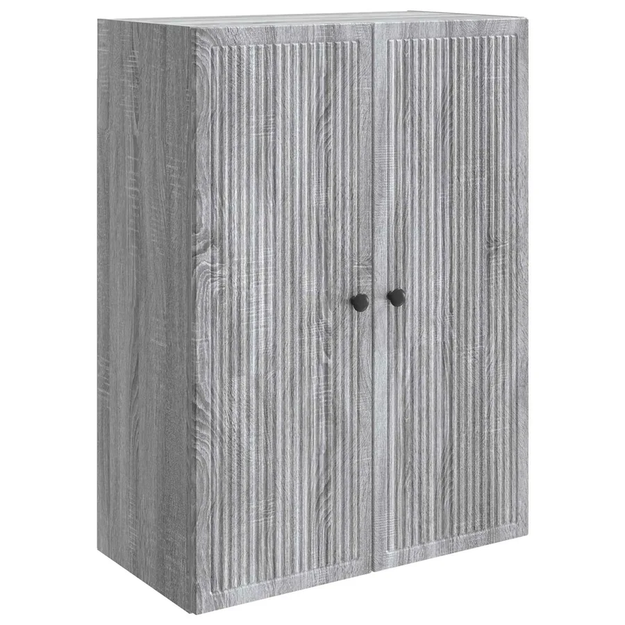 Armoire Murale Sonoma gris 66 x 34,5 x 90 cm Bois d'ingénierie - 2