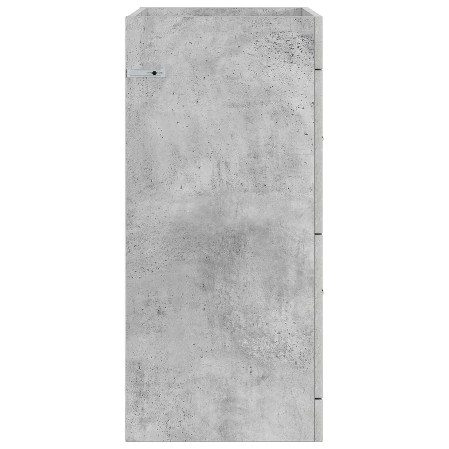 Meuble sous lavabo de salle de bain Gris béton - 5